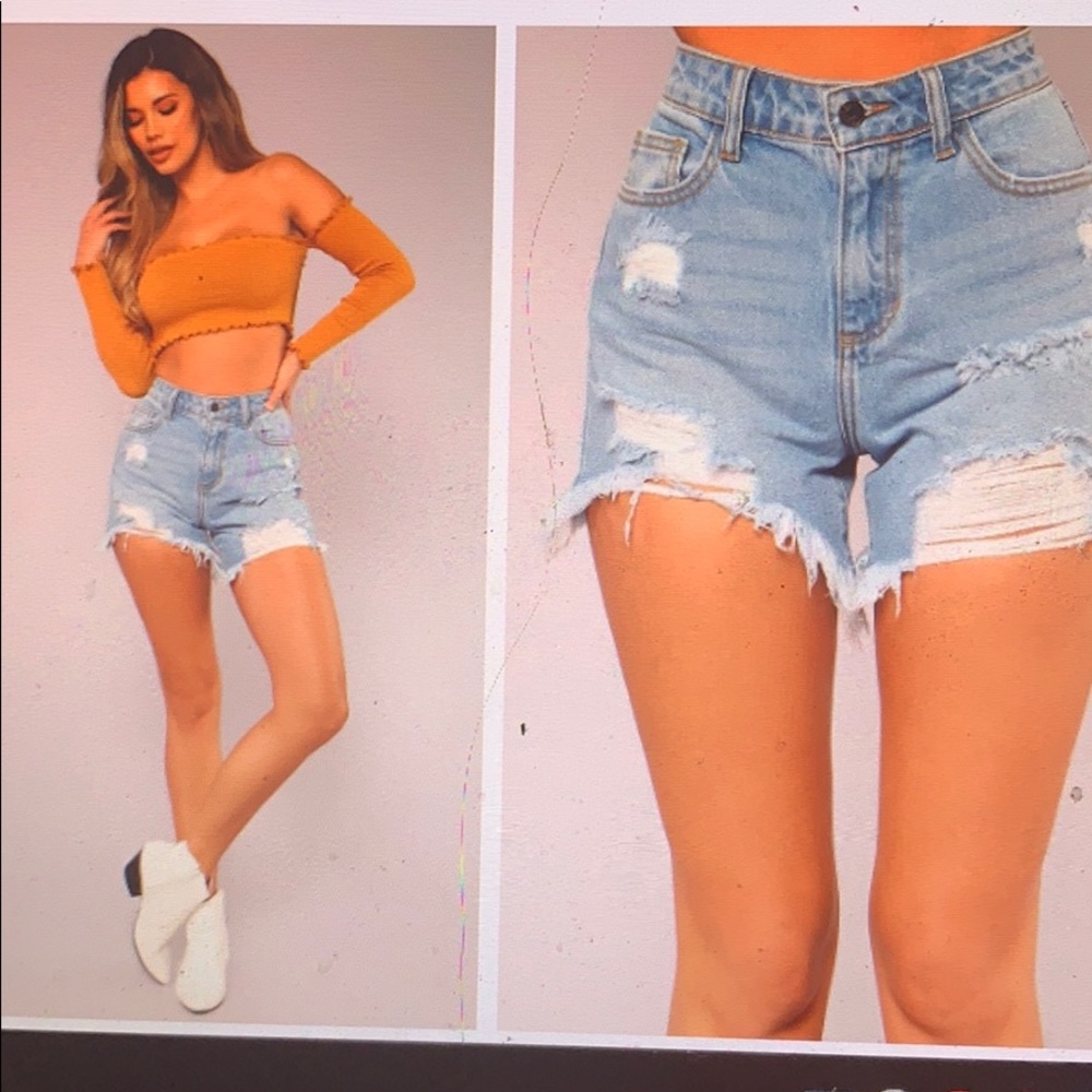 Distressed Shorts